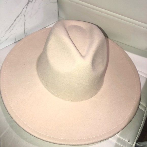 Fedora women’s ivory hat with interchangeable hatbands OSFA main image 8